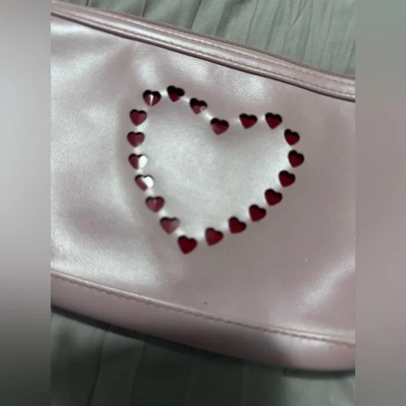 Vintage Pink Heart-Embellished Women's Bag ❤️ - Picture 2 of 5